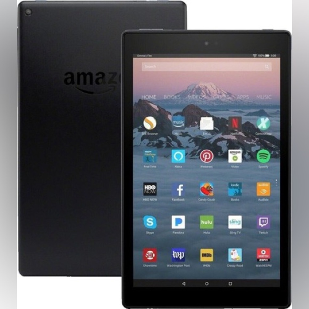 Amazon Fire HD 16GB Black 8 Inch Display Bluetooth Wi-Fi Tablet K29A5E